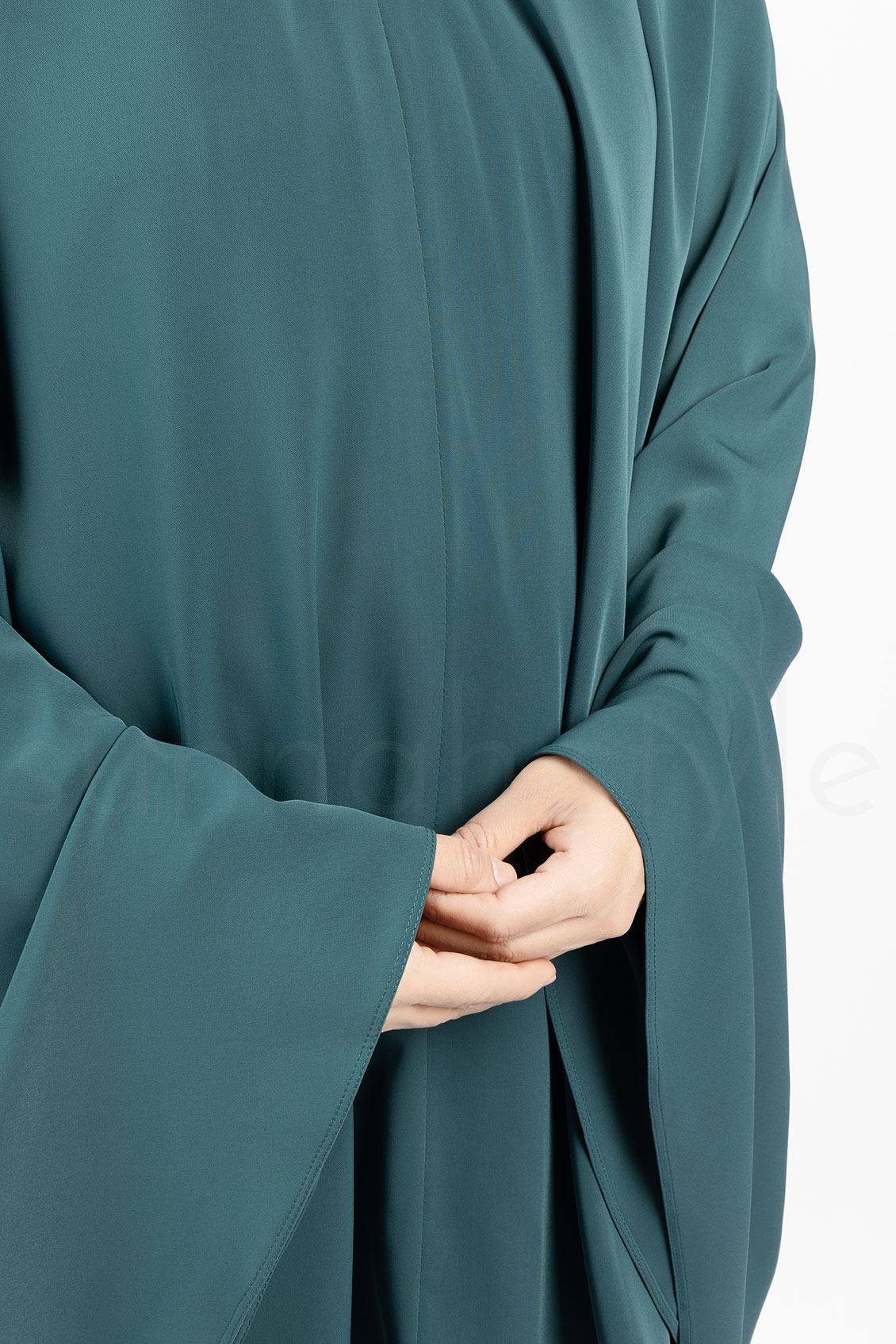 Sunnah Style Essentials Tie-Back Khimar Knee Length Teal